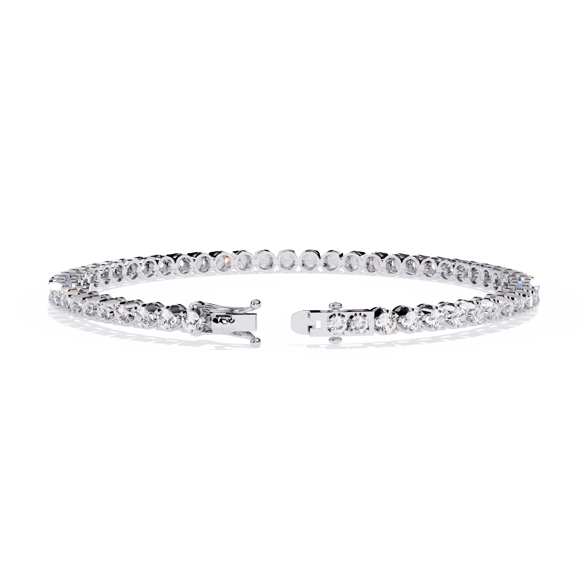 Solitairekart 2.62ct Lab Grown Diamond Tennis Bracelet